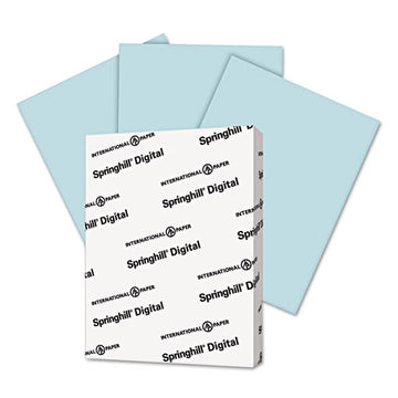 Springhill® Digital Index Color Card Stock, 90lb, 8.5 X 11, Blue, 250-pack freeshipping - TVN Wholesale
